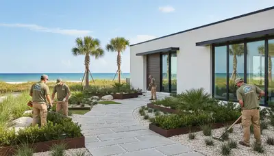 Professional landscaping service in Palm Harbor, FL for residential lawn care and maintenance