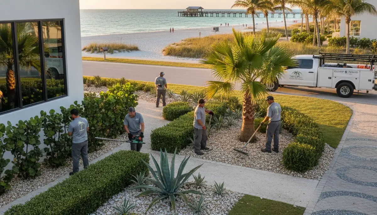 Landscaping service in Palm Harbor, FL for lawn care, mowing, and yard maintenance