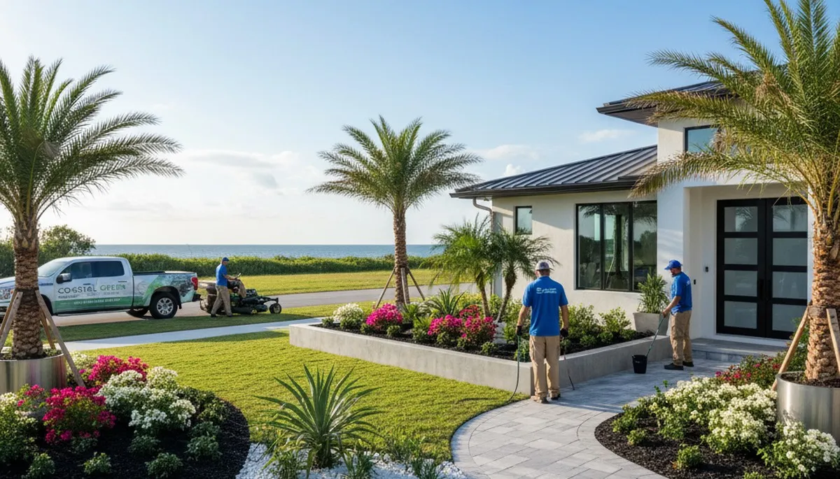 Landscaping service in Palm Harbor, FL for lawn care and yard maintenance