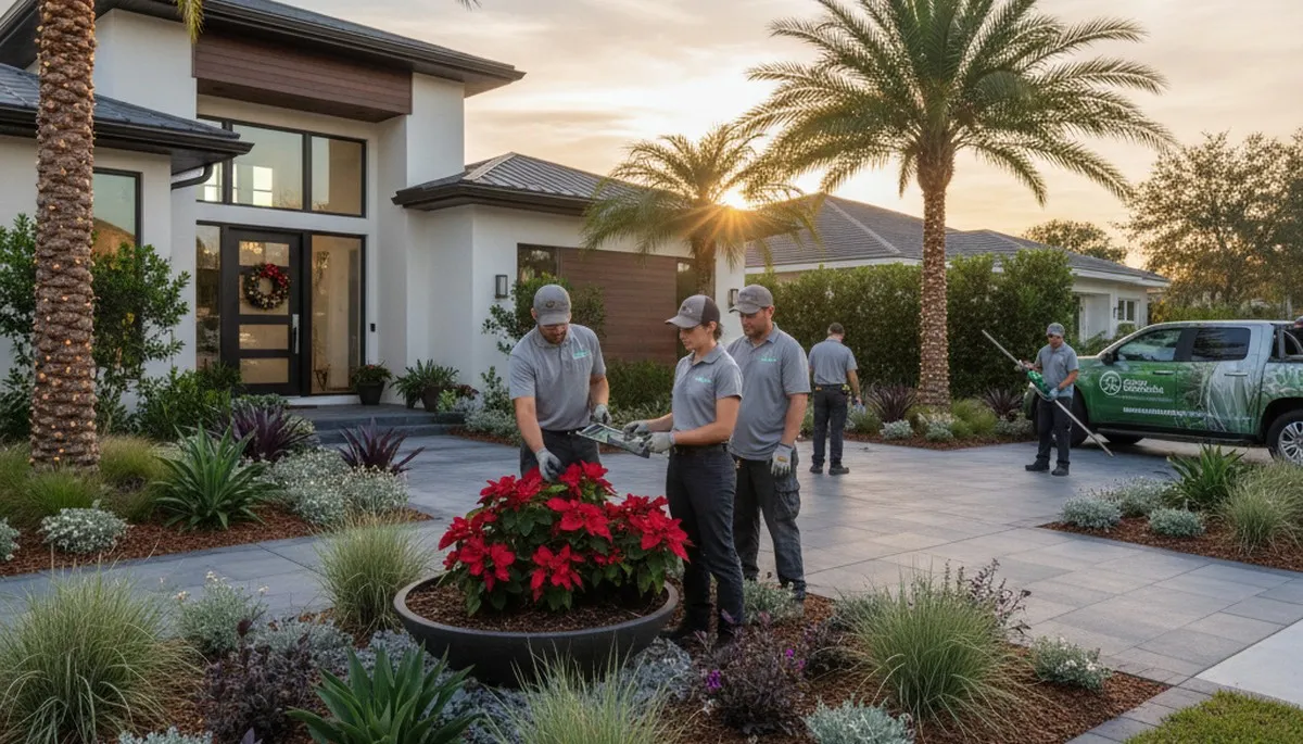 Palm Harbor, FL landscaping service for lawn maintenance and yard care
