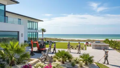 Landscaping service in Palm Harbor, FL for lawn care and yard maintenance