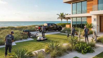Landscaping service in Palm Harbor, FL for professional lawn care and yard maintenance
