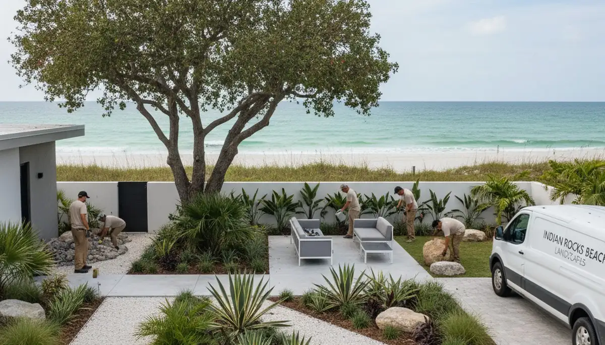 Landscaping service in Palm Harbor, FL for lawn care and landscape maintenance