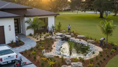 Palm Harbor, FL landscaping service for lawn care, yard maintenance, and property beautification