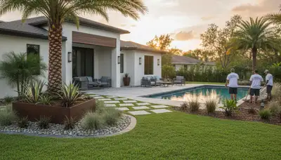 Palm Harbor, FL landscaping and lawn care service for residential and commercial properties