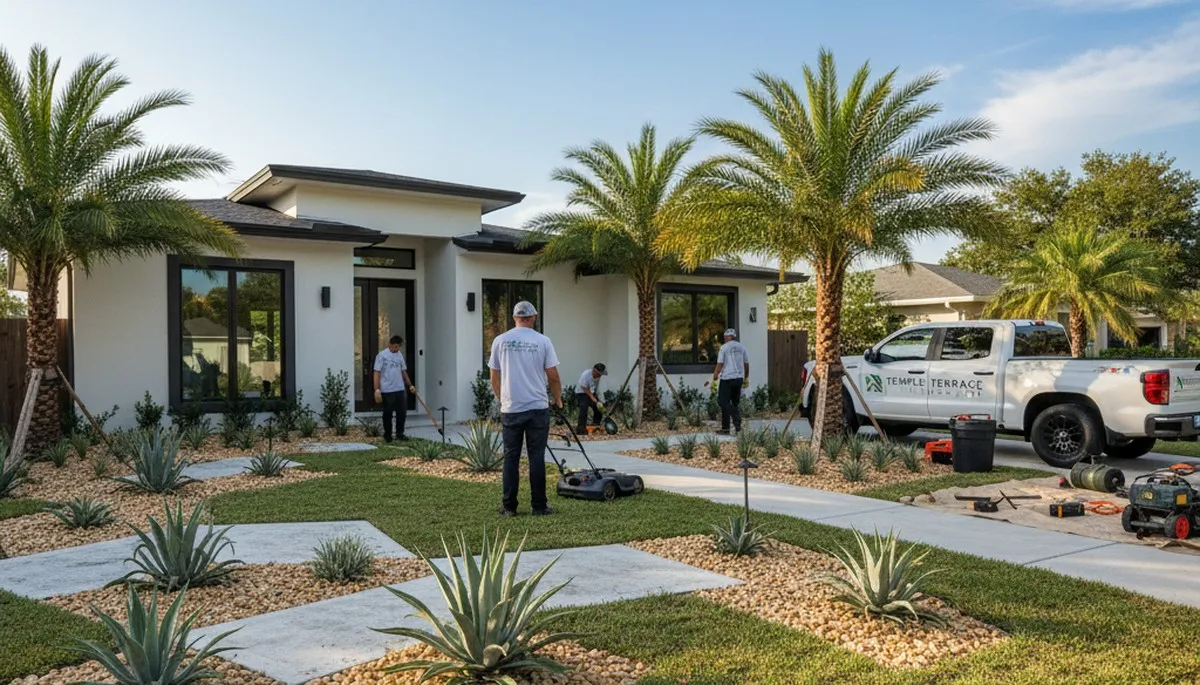 Palm Harbor, FL landscaping service for lawn care and yard maintenance