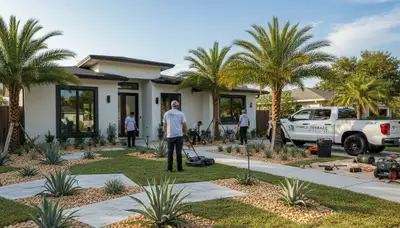 Palm Harbor, FL landscaping service for lawn care and yard maintenance
